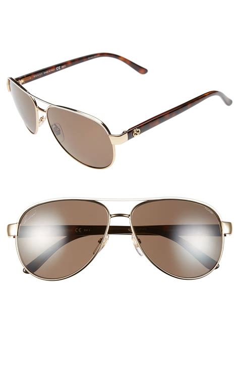 gucci sunglasses acetate star|Gucci 58mm polarized aviator sunglasses.